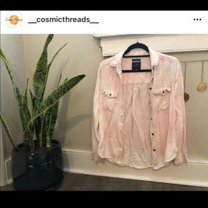 American Eagle Bleached Utility Shirt